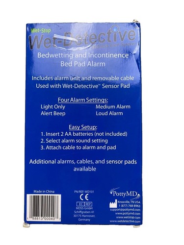 Wet Detective Bedwetting Alarm - New Open Box - Picture 2 of 3