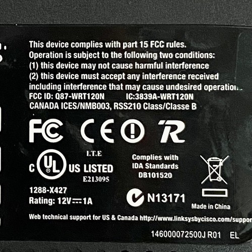 Linksys Cisco 2 Routers Model WRT120N & 1 Cisco Security VPN Firewall PIX-501. - Picture 7 of 14