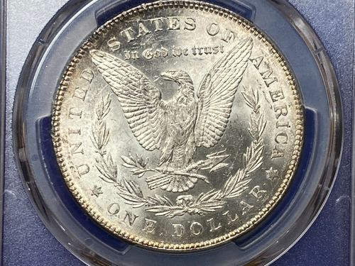 1878 7TF Morgan Silver Dollar PCGS AU-58 CAC VAM-136 - Picture 5 of 7