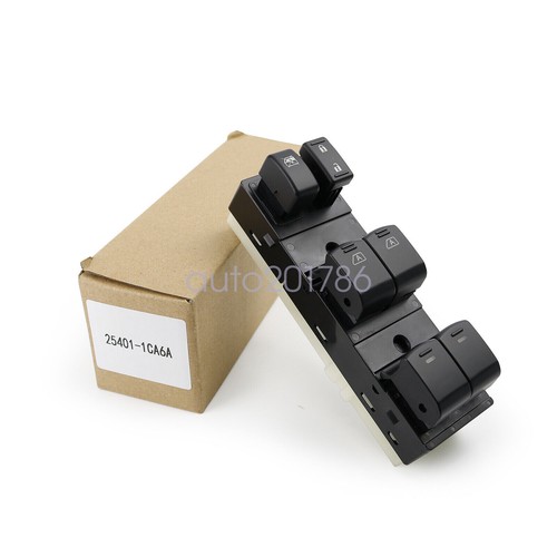 Se adapta a Infiniti FX35 2010-2012 negro nuevo interruptor de ventana eléctrica del conductor delantero - Imagen 5 de 11