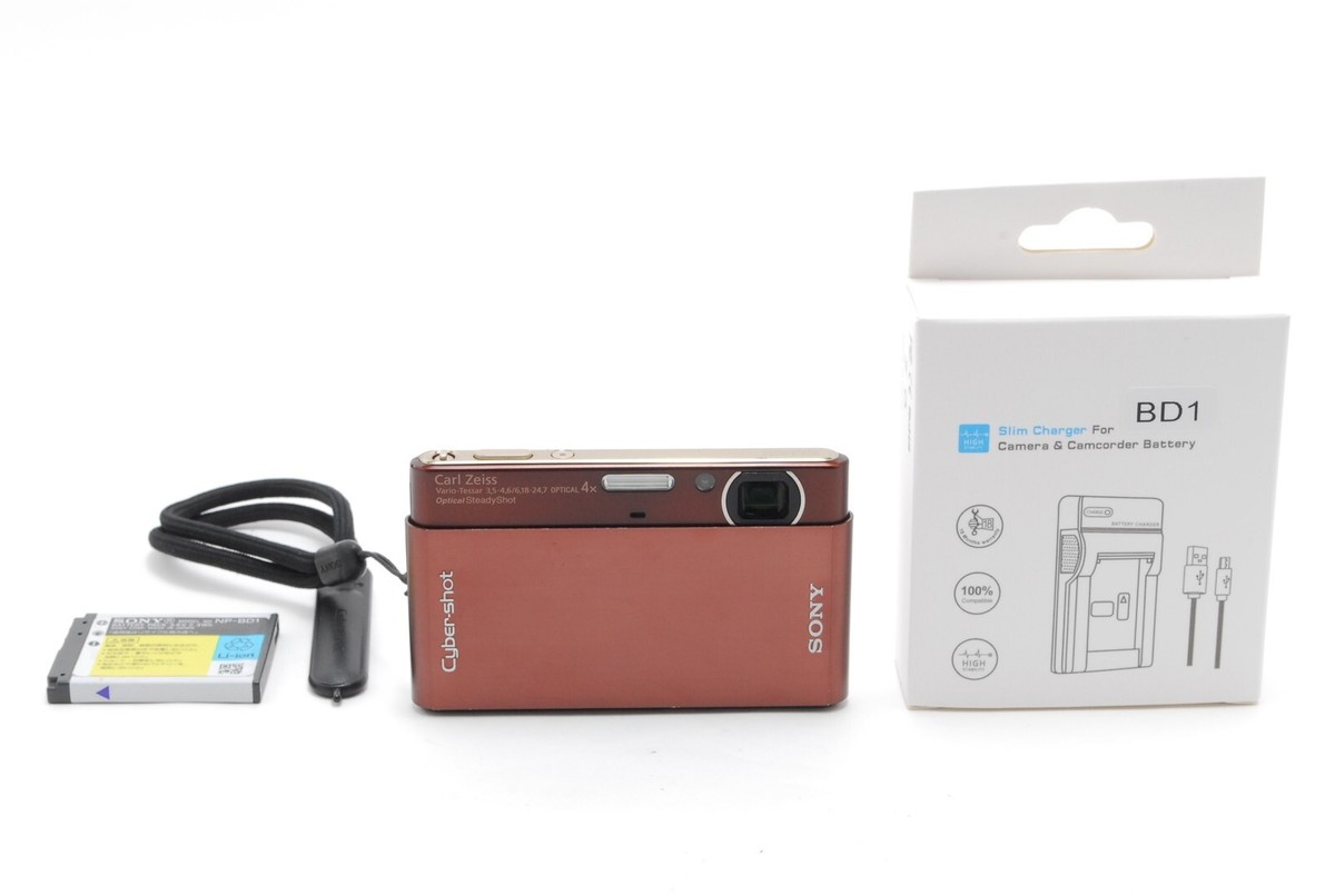 EXC+5】Sony Cyber-shot DSC-T77 Brown Digital Camera From
