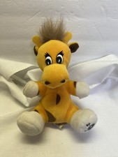 Geoffrey w/ Yellow Cap Toys "R" Us Promotional Beanie Plush Stuffed Animal 1995