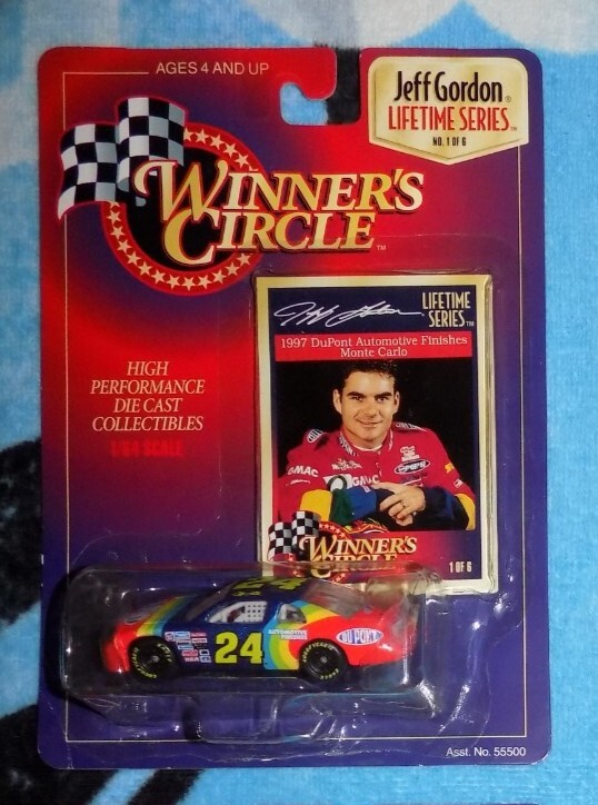 JEFF GORDON 1:64 1997 LIFETIME SERIES 6 CAR SET WITH BONUS CAR (WC)