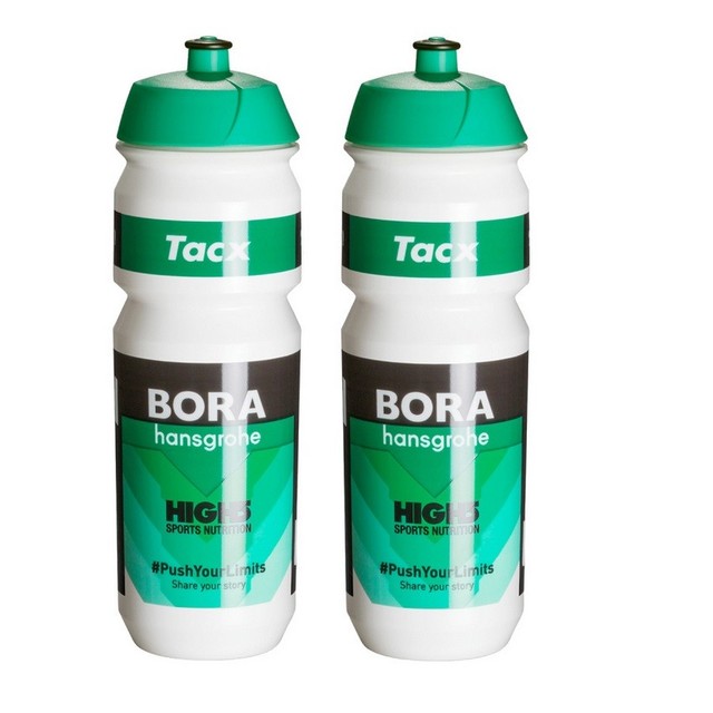 2x Tacx Shiva Pro Team Water Bottles 750ml Bora Hansgrohe Peter 2x Tacx Shiva Pro Team Water Bottles 750ml Bora Hansgrohe Peter Sagan