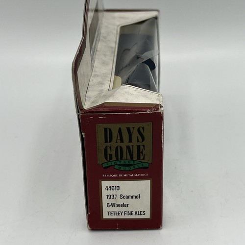 LLEDO Days Gone 44010 VTG 1937 Black Scammel 6-Wheeler Tetley & Son Fine Ales - Picture 4 of 9