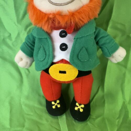 All Irish All Leprechaun McGINTY LEPRECHAUN Soft Plush Stuffed Doll Toy - Picture 3 of 8