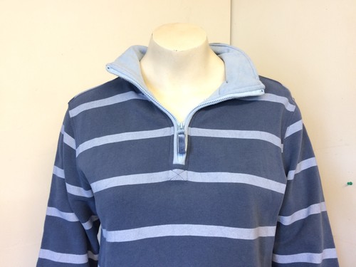 Sudadera Peter Storm Azul Rayas Cremallera Cuello Algodón Top - Talla 10 - ¡Genial! - Imagen 2 de 4
