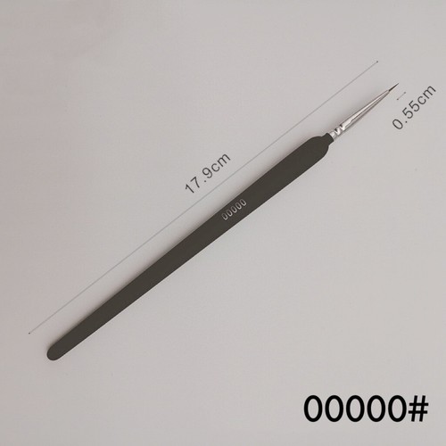 7Pcs Set 00000-3# Artist Paint Brushes Fine Detail Painting Dusting Brushes - Picture 8 of 8