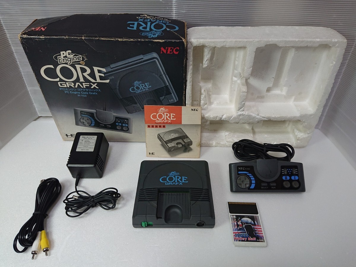 NEC PC Engine CORE GRAFX Console system Super Volley Boll