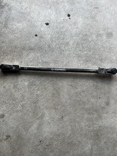 EZ Red QUARTER STICK 1/4" DRIVE & BIT FLEX HEAD RATCHET 12 " EXTRA LONG 4S12L