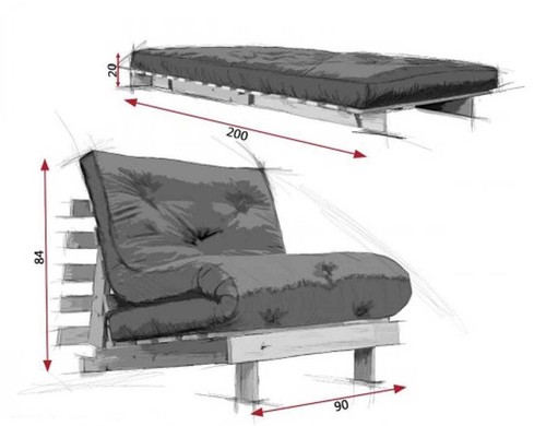 Schlafsofa ROOTS 90 cm Sofa Kiefer massiv unbehandelt, von Karup - Bild 10 von 23