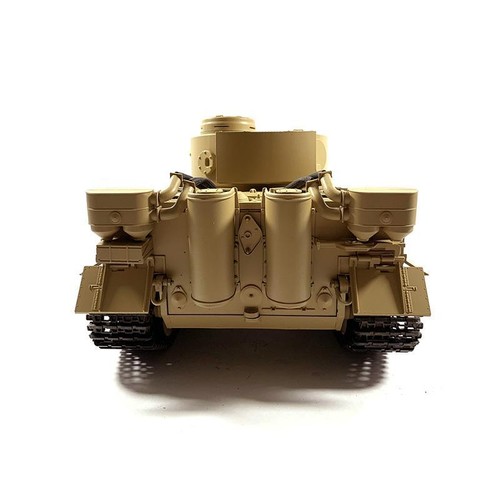 Almost 100% Metal Mato 1/16 Tiger I RC RTR Tank DIY BB Shooting Yellow Ver 1220 - Picture 8 of 10