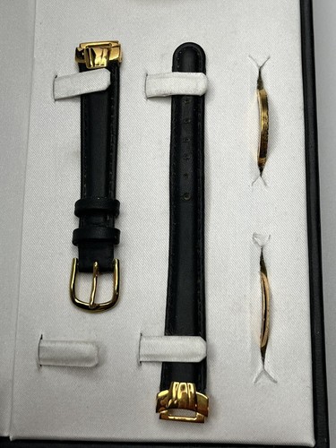 Orologio Vintage Donna Longaberger Quadrante Cambio Piastra Cinturini Cassa Strass - Foto 8 di 17