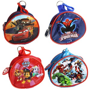 Children/'s Gift PVC Front Choose Design Round Coin Wallet // Purse /& Clip