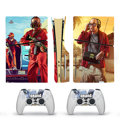 PS5 Slim Disk GT Grand Theft Skin Sticker Decal Vinyl Wrap for Playstation5 Slim - Bild 2 von 16