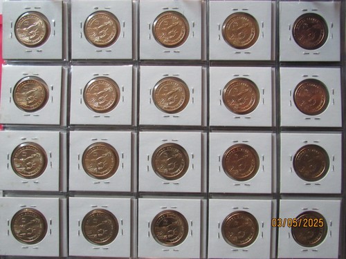 "ESTATE" DOLLAR COIN COLLECTION "SBA, SACAGAWEA, PRESIDENTIAL" !!! 125 COINS !!! - Picture 16 of 23