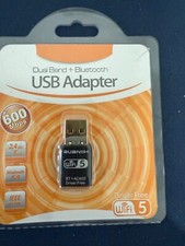 WiFi  Bluetooth USB Adapter,600 Mbps, Dual Band 2.4G 5G, Bluetooth 5.0 for PC