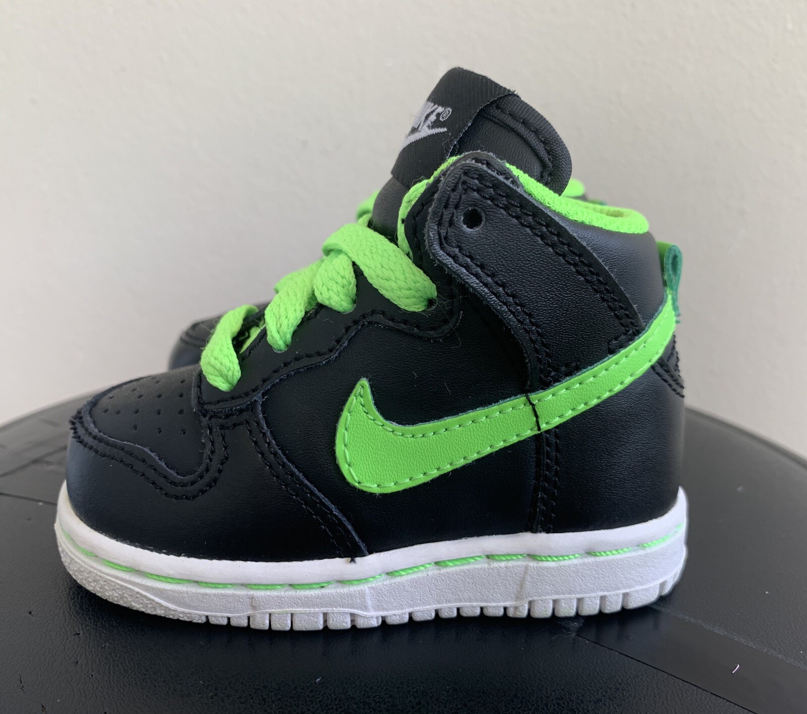 2010 Nike Lil Dunk High ND TD sz 4c GIT Elec Green not sb ben jerry travis  scott