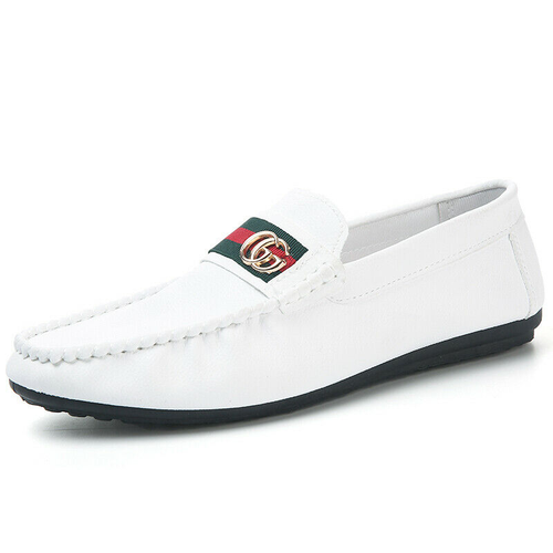 Mens Smart Casual Loafers Driving Formal Moccasins Slip on Comfy Leather Shoes - Picture 12 of 24