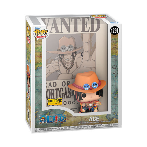 Funko Pop! Small Cover Case: One Piece - Ace - Hot Topic (Exclusive) #1291
