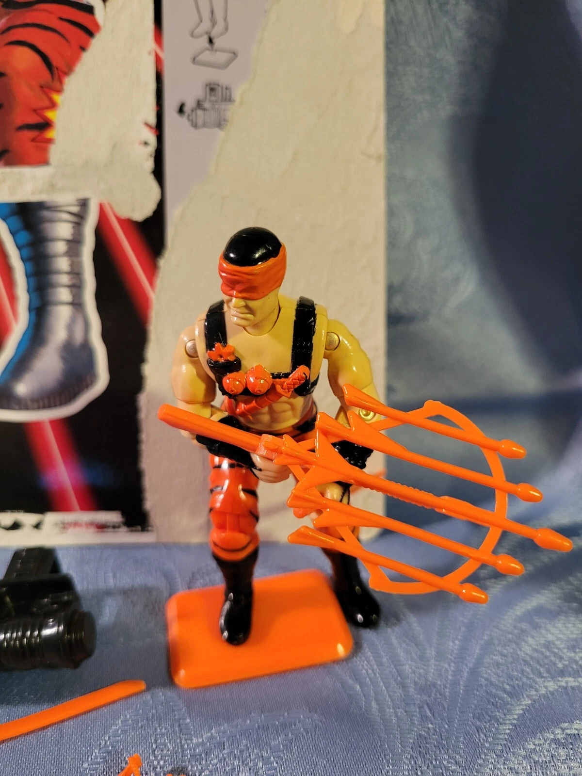 G.I. JOE, NIGHT CREEPER LEADER, 1993, HASBRO, ARAH, accessoires complets