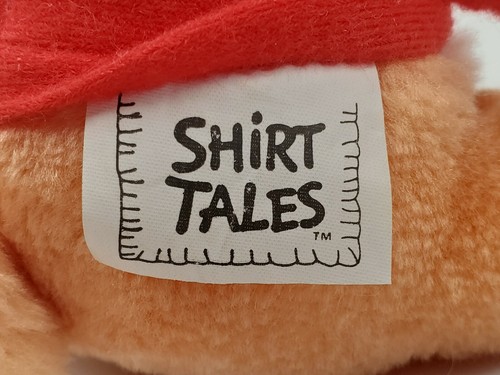 Vintage 1980s Hallmark Tyg Shirt Tales Plush 6" Tiger Clean! - Picture 5 of 7