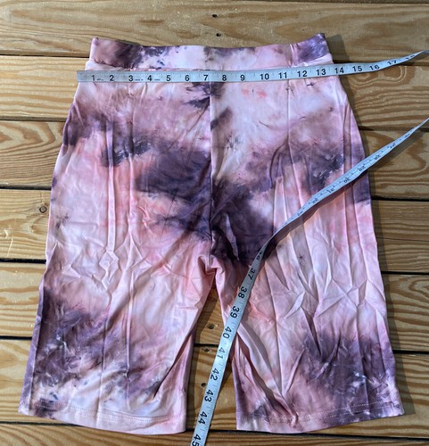 shein NWT women’s tie dye 2 piece shorts and shirt set size M pink H12 - Picture 12 of 12