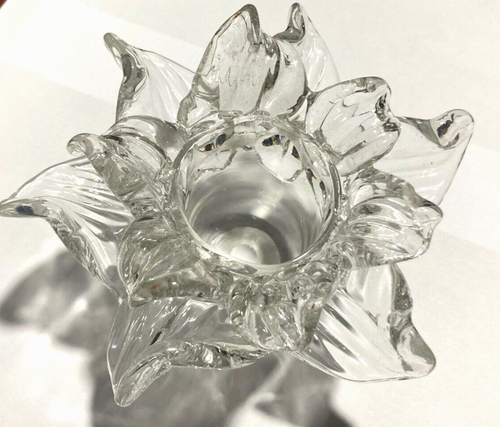 HANDMADE MURANO GLASS FLOWER LAMP HOLDER CUP Ø140mm, FOR CHANDELIERS - Bild 1 von 9