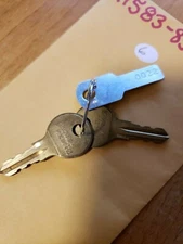 Harley-Davidson OEM Two Key Set 1984 - 1993 Softail 1985 FXWG 71583-85A / 0022