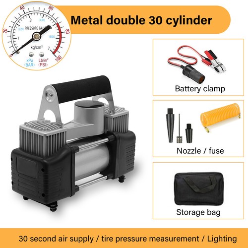 Heavy Duty 12V Electric Car Tyre Inflator 150PSI Portable Air Compressor Pump UK - Picture 5 of 13