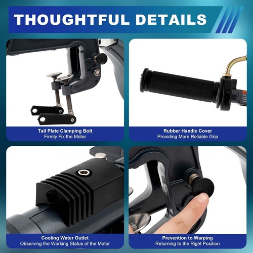 3.5 hp 2 Stroke Outboard Motor Fishing Boat Engine Water Cooling System Newest - Picture 7 of 18
