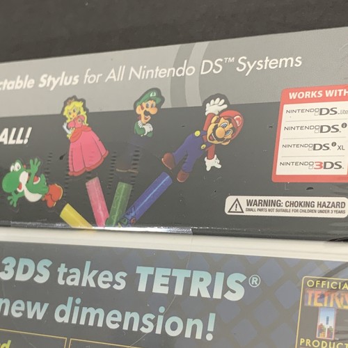 Tetris: Axis Nintendo 3DS inc penna stilo Mario retrattile bonus, rara nuova sigillata - Foto 5 di 12