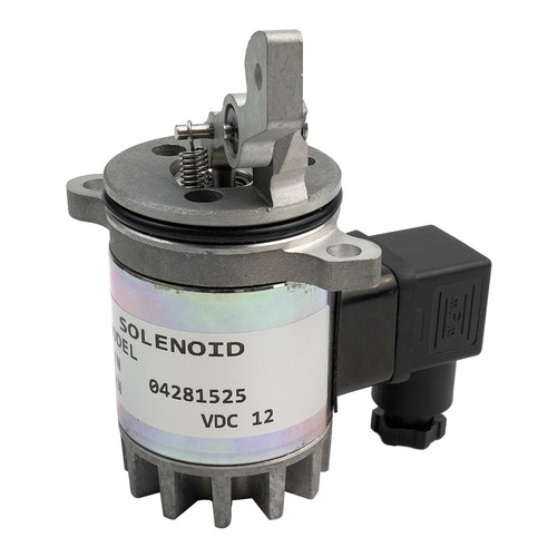 12V Fuel Shut Off Valve Device Actuator Solenoid Fit for Deutz Engine F4L2011 - Imagen 1 de 7