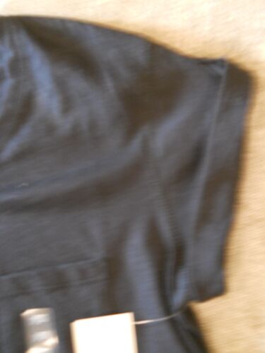NUEVO ~ a.n.a.~ Top negro para mujer ~ talla PM ~ manga corta enrollable/cuello redondo precio de venta sugerido por el fabricante 14. - Imagen 4 de 4