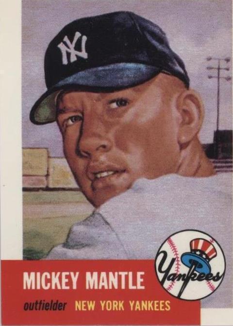 1991 Topps Archives The Ultimate 1953 Set - Mickey Mantle #82 - 1 of 1