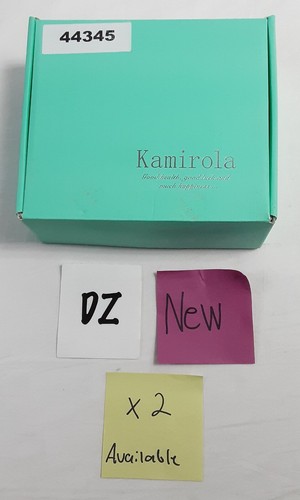 Neu, grün & goldfarben KAMIROLA Prinzessin Diadem mit Halskette & Ohrringe Schmuckset - Bild 9 von 9