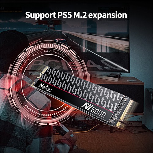 Netac 500GB M.2 2280 Internal Solid State Drive PCIe4.0 Gen4x4 NVMe SSD - Afbeelding 11 van 12
