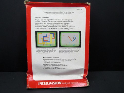 Snafu, Intellivision, Mattel 1981, CIB, probado - Imagen 2 de 8