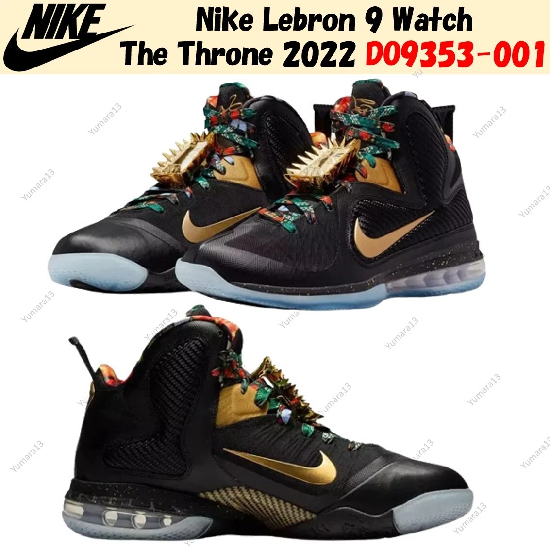 Nike LeBron 9 2022 Watch The Throne for sale | eBay