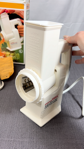 Vintage Presto 02910 Salad Shooter Electric Slicer Shredder Grater 1989 CIB - Video 1 of 1