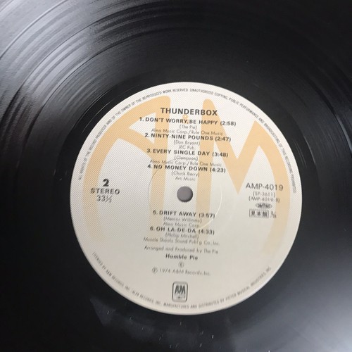 PROMO VINYL LP HUMBLE PIE ALBUM THONDERBOX AMP-4019 JAPAN PRESS 1980 NM/NM - Picture 12 of 15