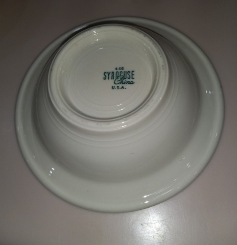 Vintage Syracuse China Concord Ivy 6 Small Bowls 1 Bread & Butter Plate - Picture 12 of 24