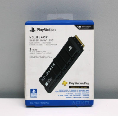 Western Digital WB Black SN850P 1TB NVMe SSD for PS5 w/ Heatsink. NEW SEALED. Western Digital WB Black SN850P 1TB NVMe SSD for PS5 w/ Heatsink. NEW SEALED.