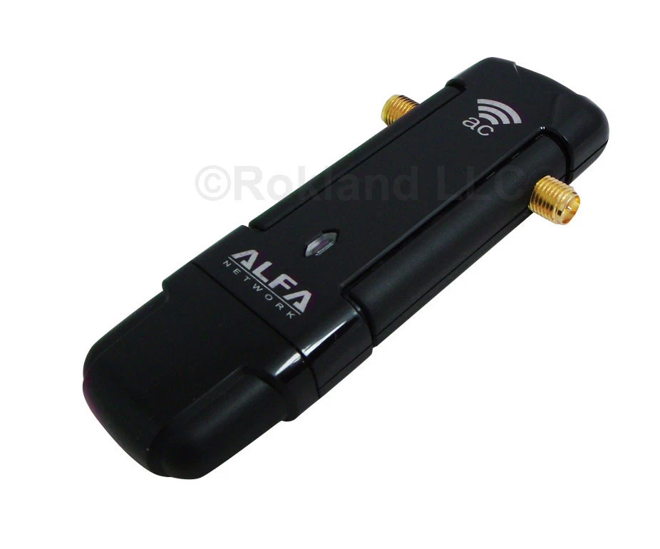 Alfa AWUS036AC 802.11ac AC1200 USB WiFi Wireless Adapter DUAL BAND dual antennas - Image 4 of 4