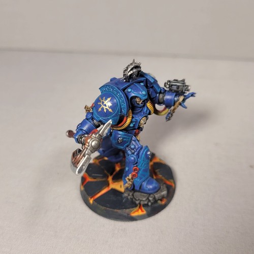Bibliotecario in Armatura Terminator Dipinto Space Marines Warhammer 40k GamesWorkshop - Foto 4 di 6