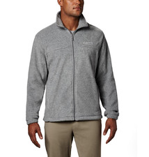 Columbia Men's M Medium Steens Mountain 2.0 Full Zip Fleece Jacket Gray Outdoor