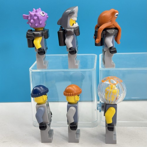 LEGO Ninjago Movie Shark Army Minifigure Lot of 6 - Hammer Head Jelly Octopus - Picture 4 of 6