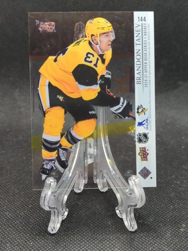 2020-21 Upper Deck Clear Cut Brandon Tanev #144 Pittsburgh Penguins - Picture 2 of 2