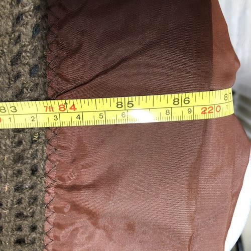 Vintage Moderna All Seasons Acrylic Blanket Brown 86 in x 74 in Satin Edge Retro - Picture 7 of 8