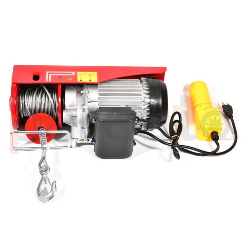 Electric Hoist Winch 1500LBS Capacity Electric Motor Heavy Duty Hoist Crane New - Picture 6 of 7